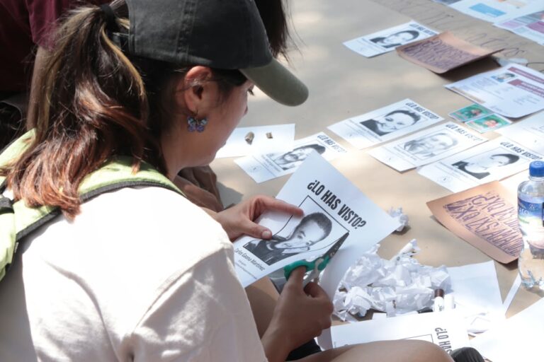 Jornada de exigencia de familiares de desaparecidos